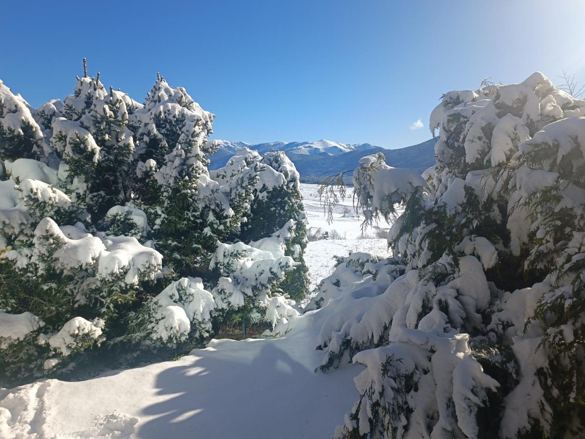 Chalet Pres Des Pistes Avec Vue Panoramique Лез-Англь Экстерьер фото
